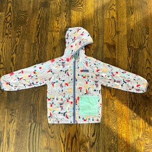 Patagonia Girls Jacket, size 6, reversible, water resistant, light